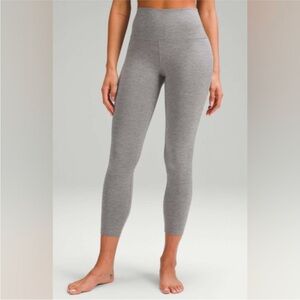 Lululemon Align High Rise 25 inch Heathered Core Medium Grey
